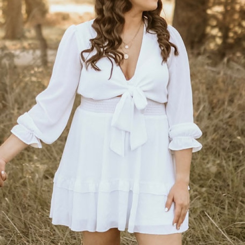 White summer dress